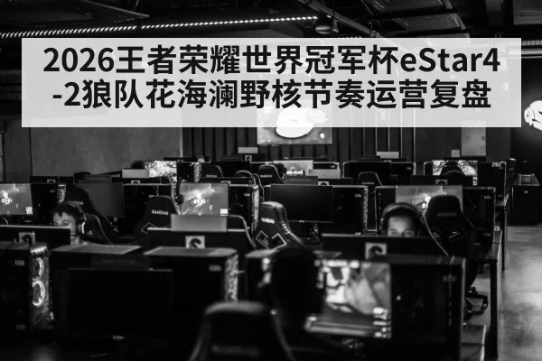 2026王者荣耀世界冠军杯eStar4-2狼队花海澜野核节奏运营复盘
